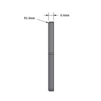 41-154-1ESD MODULAR SOLUTIONS TIE PLATE 135MM X 135MM ANGLED WITH ESD HARDWARE CONNECT PROFILE AT RIGHT ANGLE